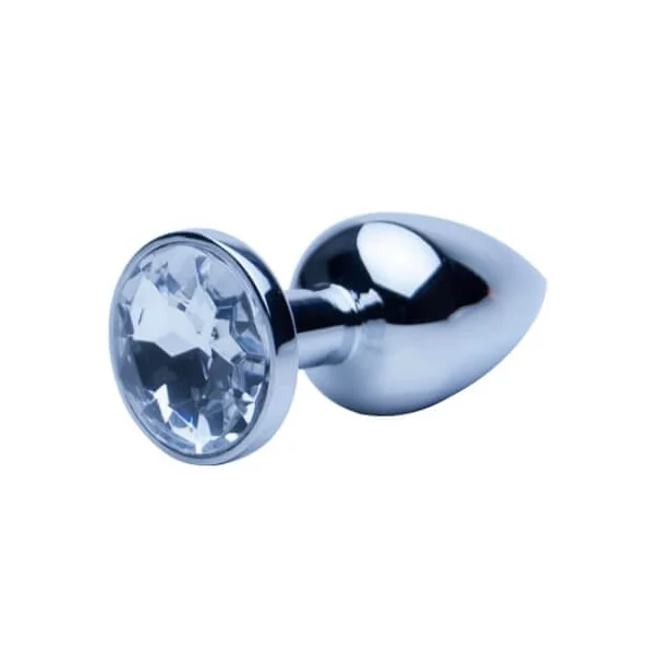 Precious Metals Silver Butt Plug-Large