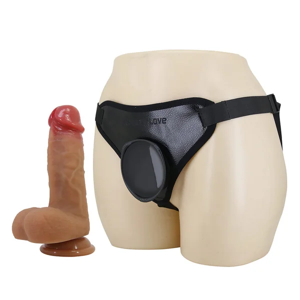 Pretty Love Fogg Suction Cup Strap-On Harness Briefs & 4.7" Dildo