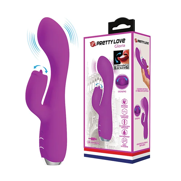 PRETTY LOVE GLORIA LICKING RABBIT FUCHSIA