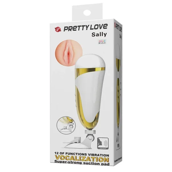 Pretty Love Sally Stroker – 12 Function White/Gold