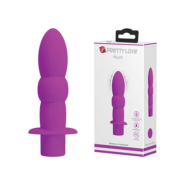 Pretty Love Wyatt 10 Function Silicone Vibrator - Fuchsia