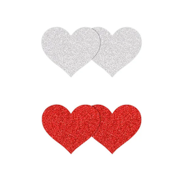 Pretty Pasties Hearts 2pk by NS Novelties