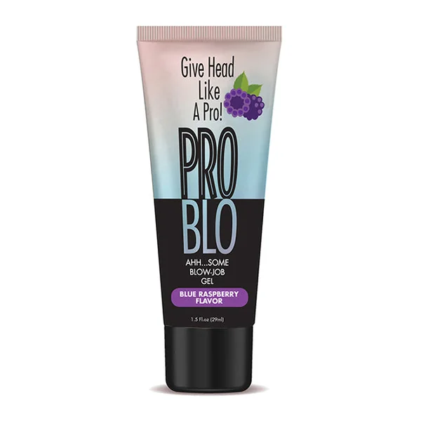 Pro Blo Oral Pleasure Gel - 1.5 Oz Blue Raspberry