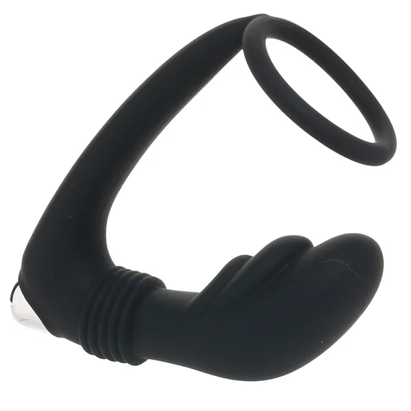 Prostatic Play Nova Silicone Cock Ring & Prostate Vibe