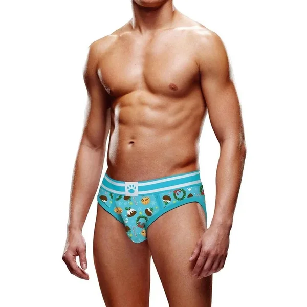 Prowler Christmas Pudding Brief – XLarge – Blue/White