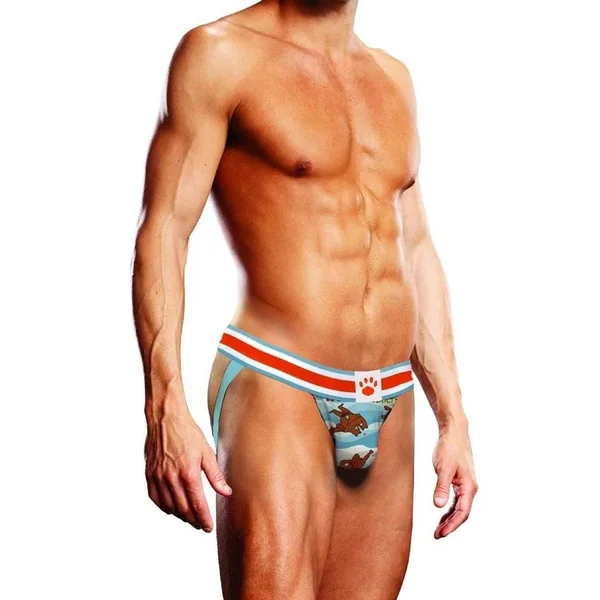 Prowler Gaywatch Bears Jock – Extra Small – Blue/Orange
