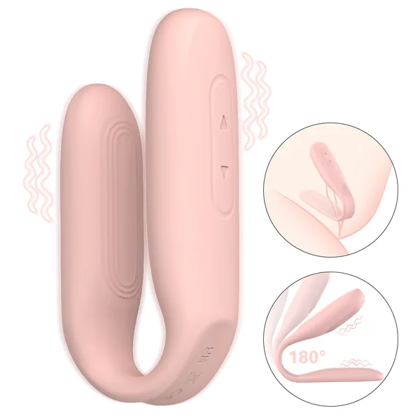 PulseSync 3-in-1 Couples Vibrator-Pink