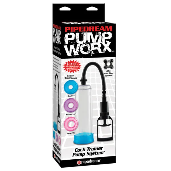 Pump Worx Cock Trainer Pump System W/3 Tpr Sleeves