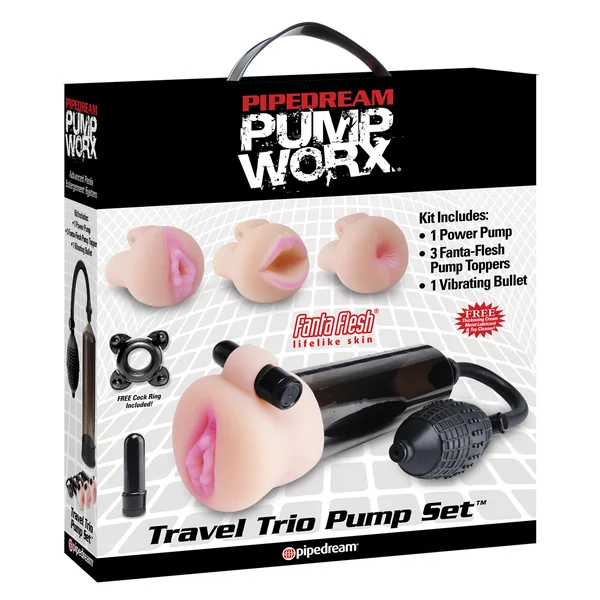 PUMP WORX TRAVEL PUMP TRIO SET
