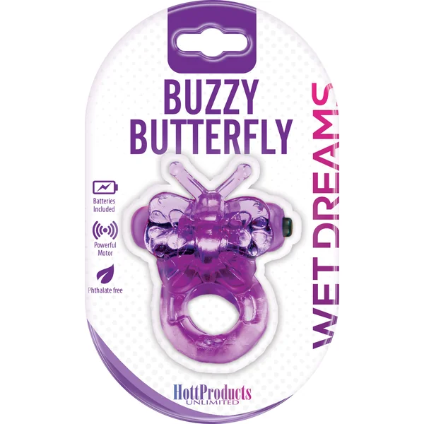 Purrfect Pet Buzzy Butterfly - Purple