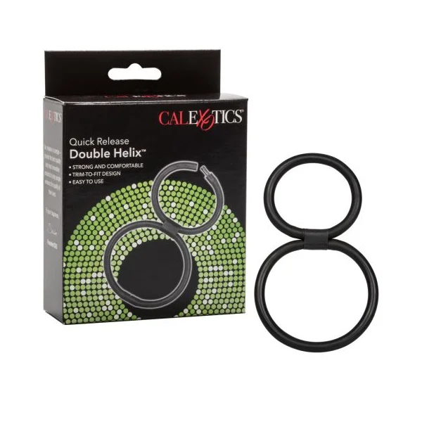 Quick Release Double Helix Cock Ring by Cal Exotics