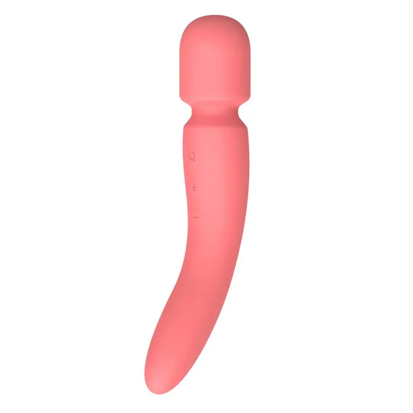 Quinn Groove Dual-Sided Liquid Silicone Vibrating Warming Massage Wand