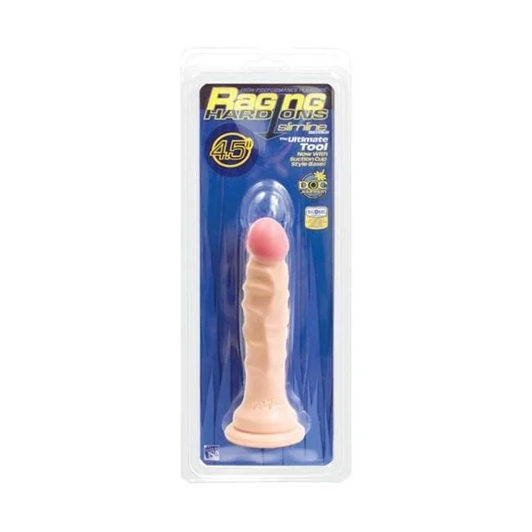 Raging Hard Ons Slimline With Suction Cup 4.5 Inch Dong