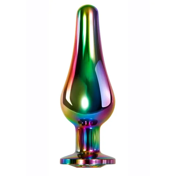 Rainbow Metal Anal Plug – Small