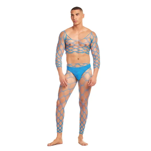 Rainbow Party Future Mode Men’s Lingerie Set Blue L/XL