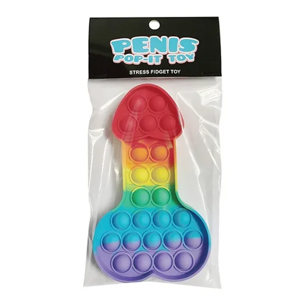 Rainbow ”Penis” Pop It Fidget Toy