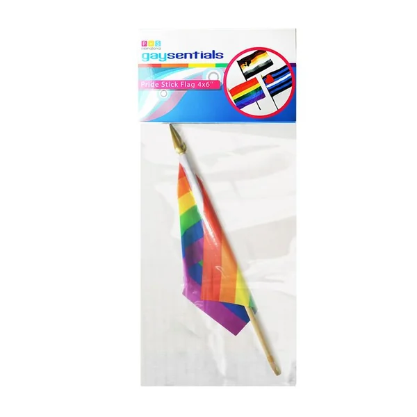 RAINBOW STICK FLAG