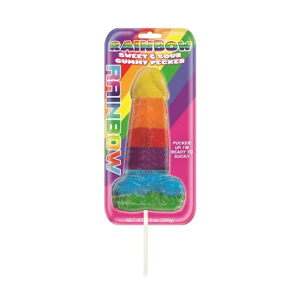 Rainbow Sweet & Sour Gummy Pecker