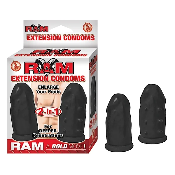 RAM EXTENSION CONDOMS BLACK
