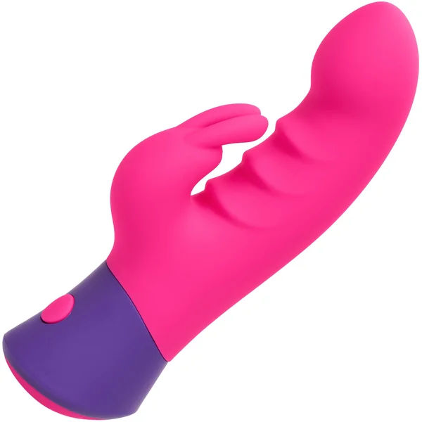 Rave Bunny Rechargeable Waterproof Silicone Dual Stimulation Vibrator