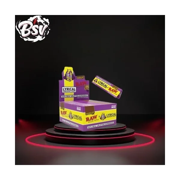 Raw King Size Wide Organic 50ct Lyrical Lemonade Grape