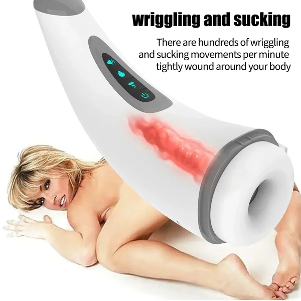 Real Automatic Sucking Male Masturbation Cup – Oral & Vagina Suction Vibrator for Ultimate Male Pleasure