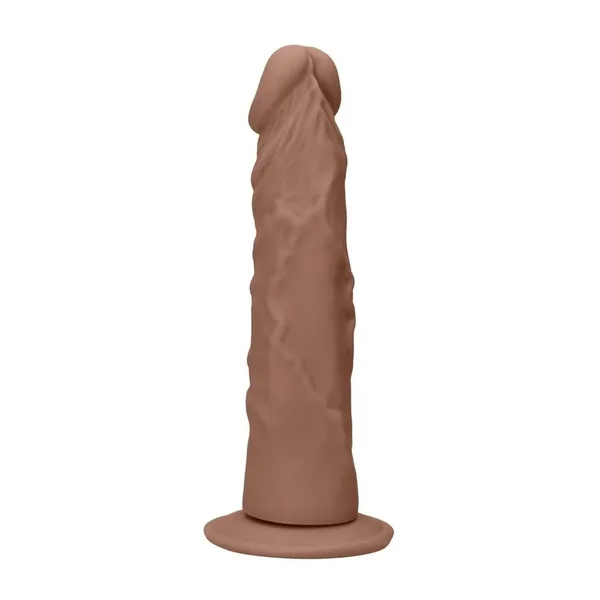RealRock Skin Realistic Dildo Without Balls 10in – Caramel