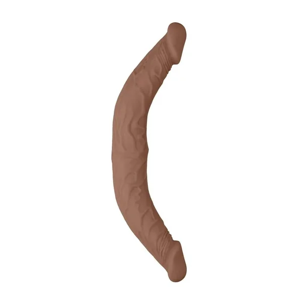 RealRock Skin Realistic Double Dildo 14in – Caramel