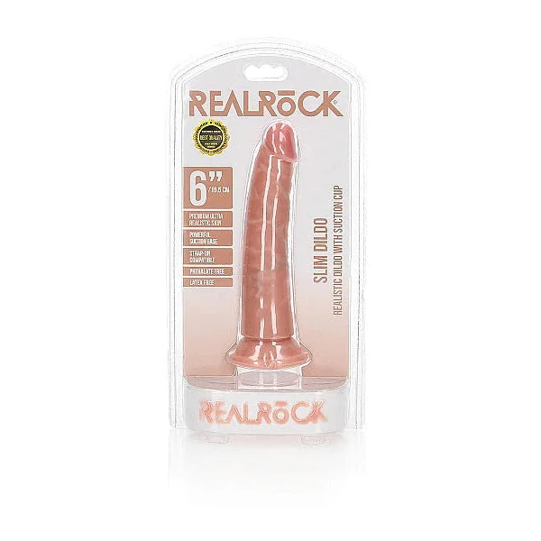 Realrock Slim Realistic Dildo 6" by Shots