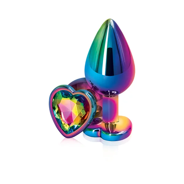 REAR ASSETS MULTICOLOR HEART MEDIUM RAINBOW