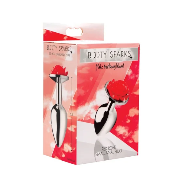 Red Rose Anal Plug - Medium