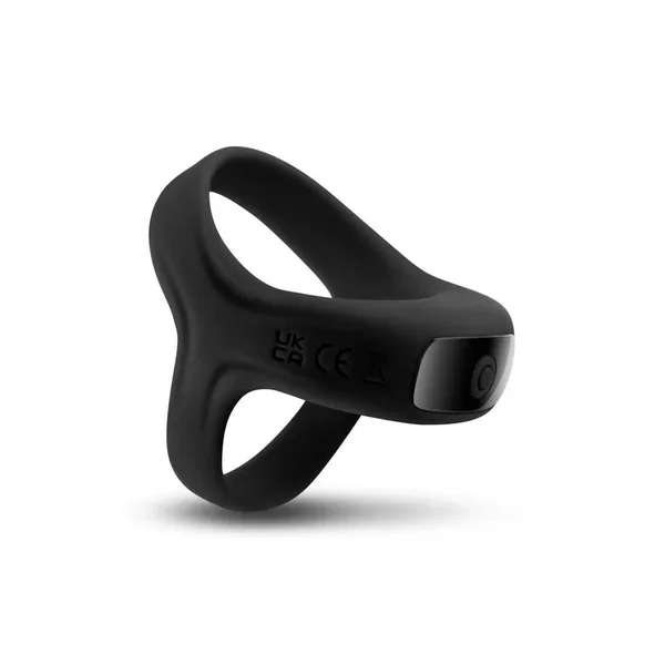Renegade Emperor Rechargeable Silicone Vibrating Cock Ring – Black