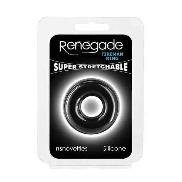 Renegade Fireman Cock Ring – Small Black