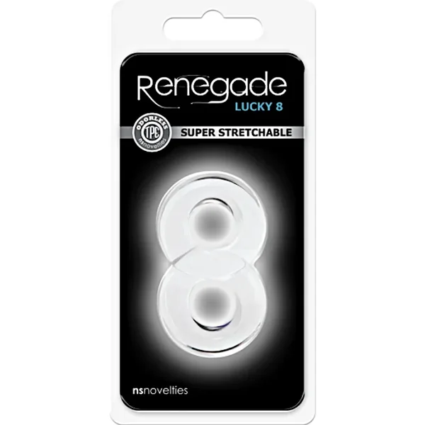 Renegade “Lucky 8” Cock Ring -Clr