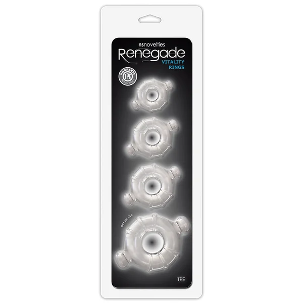 Renegade Vitality Rings - Clear (4 Pack)