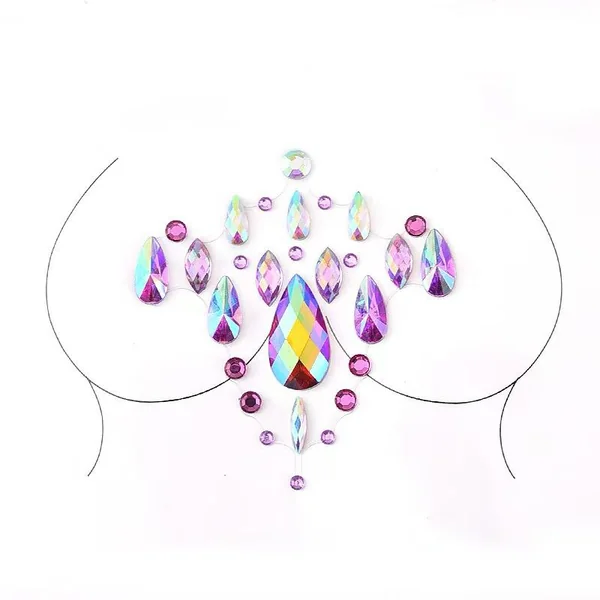 Rhinestone Chest Cover Gems 015