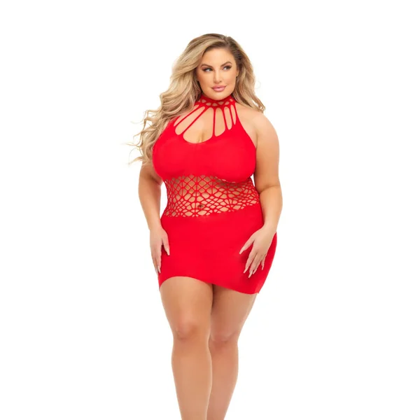 Rich B Phase Dress - Queen Size - Red