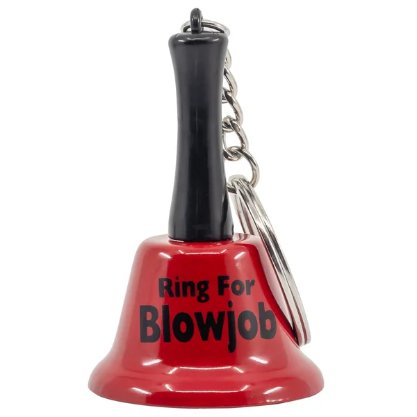 Ring For Blowjob Bell Keychain