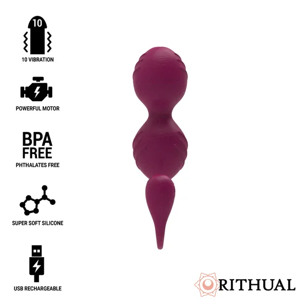 RITHUAL – NISHA BOLAS KEGEL RECARGABLES VIBRADORAS ORQUIDEA