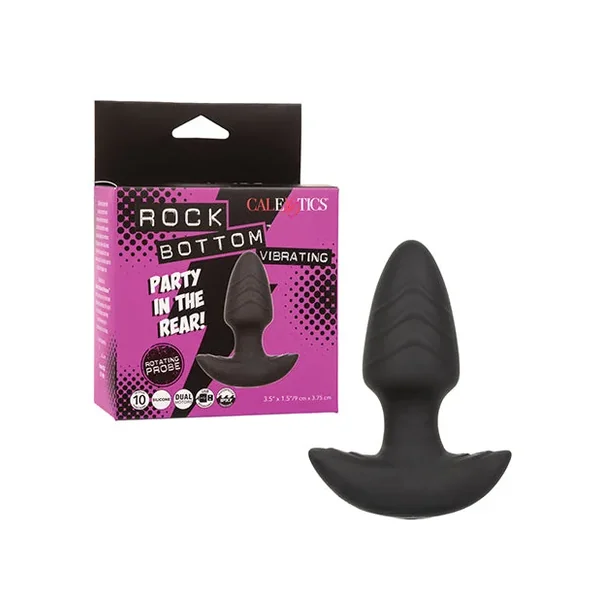 Rock Bottom Rotating Anal Probe – Black
