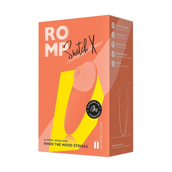 ROMP Switch X Clitoral Vibrator – Orange