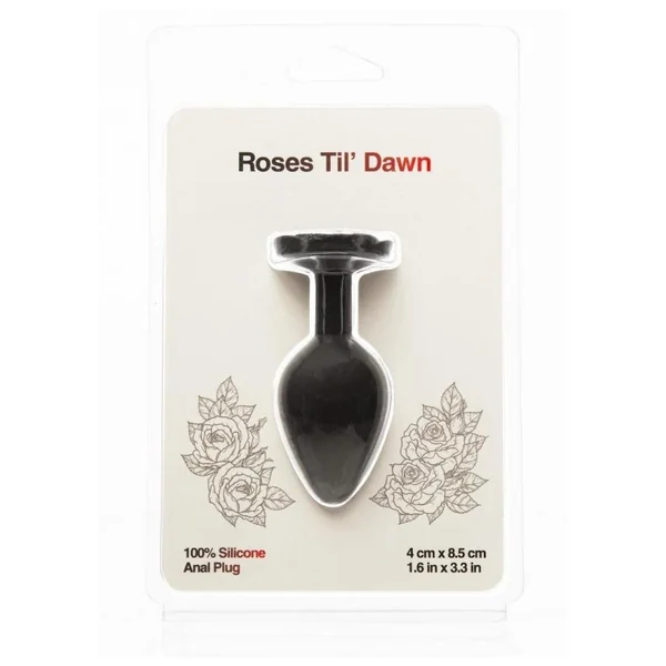 ROSES TIL DAWN SILICONE ANAL PLUG MEDIUM