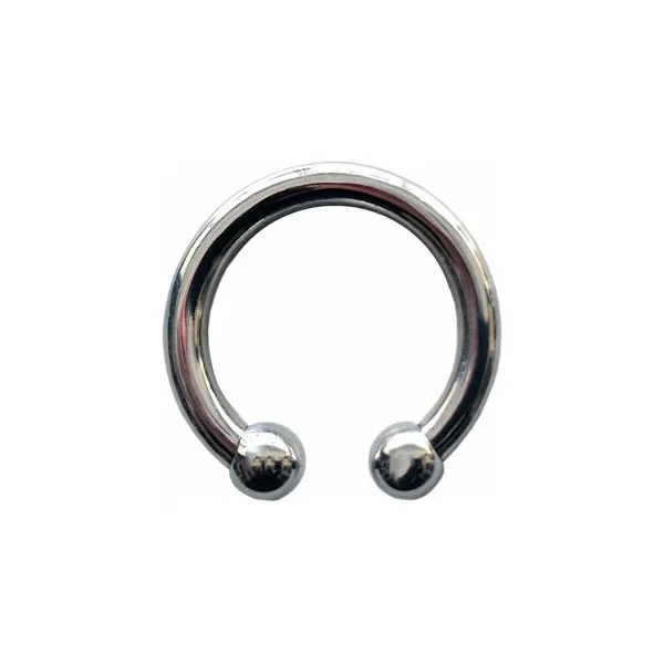 Rouge Stainless Steel Horseshoe Cock Ring, 1.18 Inch