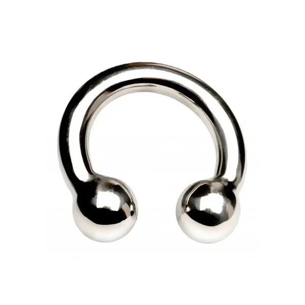 Rouge Stainless Steel Play Horseshoe Cockring 50 Millimeters