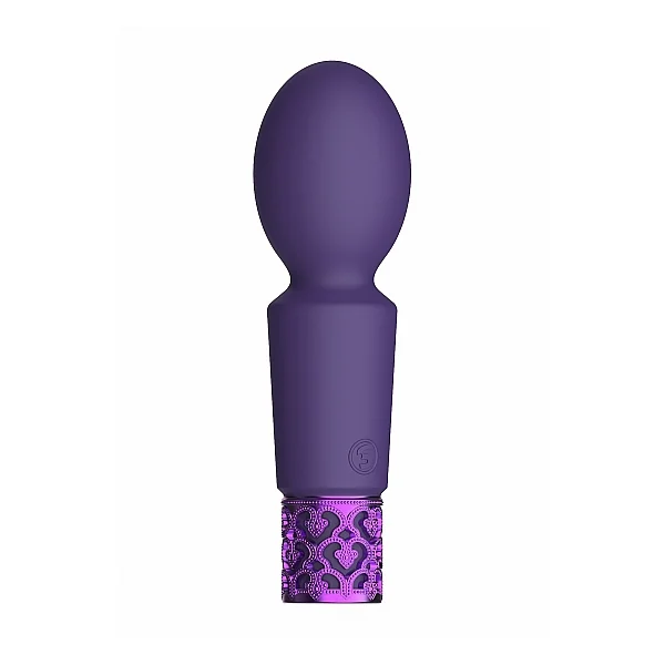 ROYAL GEMS BRILLIANT PURPLE RECHARGEABLE SILICONE BULLET