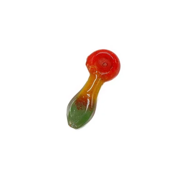 RT7505 Green/Red Frit 3.5 Inch Hand Pipe