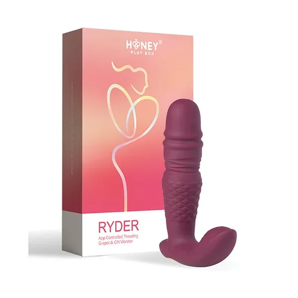 Ryder Thrusting G-Spot & Clit Vibrator – Rosy Red