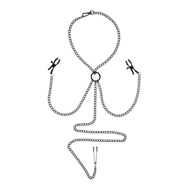 Saffron Chain Nipple to Clit Set