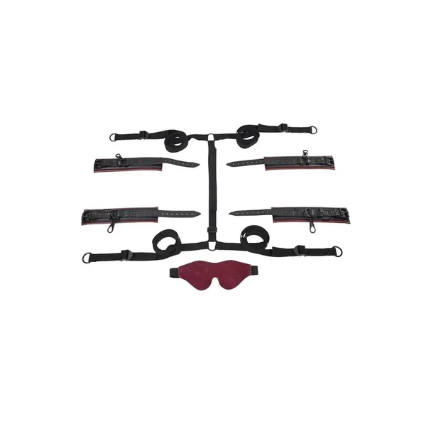 Saffron Under the Bed Restraint System – Black/Red