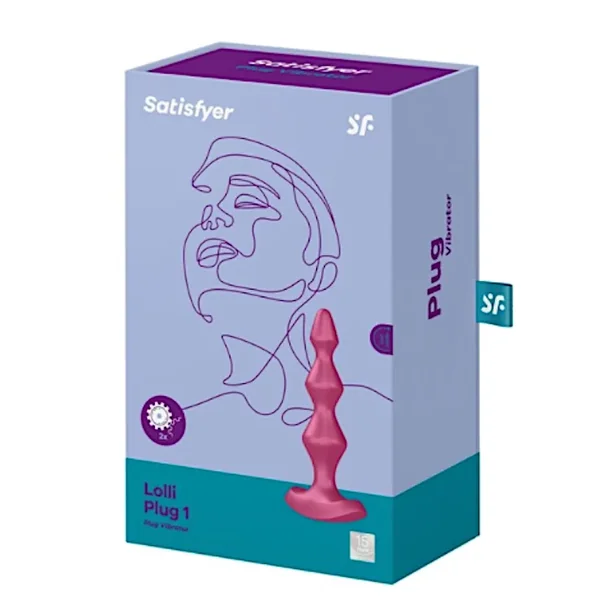 Satisfyer “Lolli Plug” Anal Plug -Berry